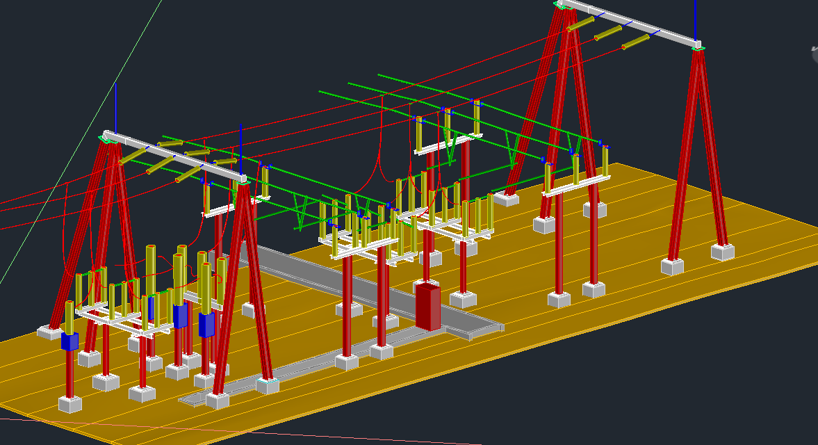 3D Scanning and 3D Modelling of Substation